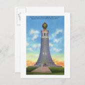 Top Uitzicht van het staatskorakonmonument Briefkaart (Voorkant / Achterkant)