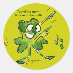 Top van de Morn Irish Shamrock Sticker