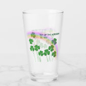 Top van de 'Morning Saint Patrick's Day Clovers' Glas (Achterkant)