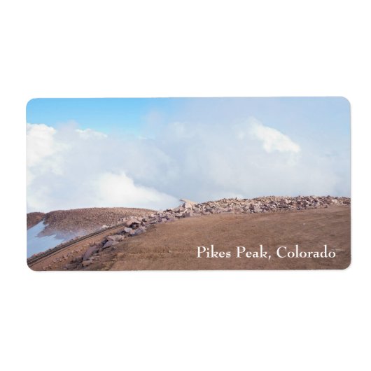 Top van de Pikes Peak Etiket (Voorkant)