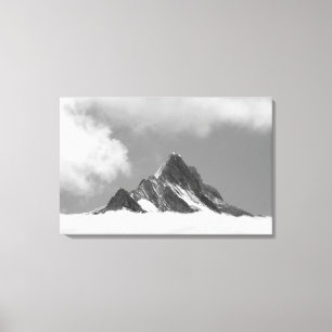Top van de Shreckhorn, 3741 m. vanaf Faulhorn, Canvas Afdruk