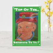 Top van de verjaardagen van Ya ! Kaart (Gele Bloem)