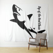 Top van de voedselketen wandtapijt wandkleed (In Situ (horizontaal))