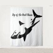 Top van de voedselketen wandtapijt wandkleed (Voorkant)