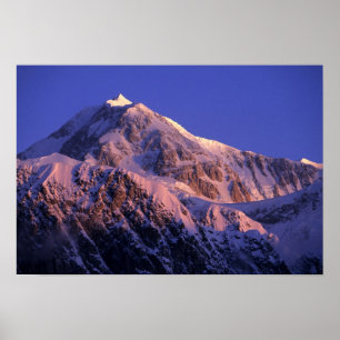 Top van Denali Peak Mt. McKinley) te Poster