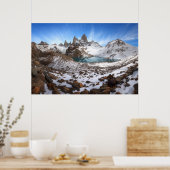Top van Fitz Roy Poster (Keuken)