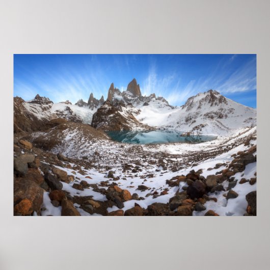 Top van Fitz Roy Poster (Voorkant)