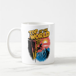 Top van het World Rock Climbing Design Koffiemok