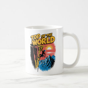 Top van het World Rock Climbing Design Koffiemok