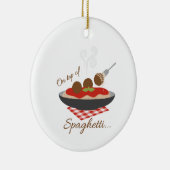 Top van Spaghetti Keramisch Ornament (Rechts)