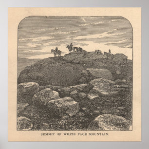 Top van White Face Mountain Poster