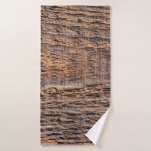 Top view texture of old wood. abstract, aged, ounc badhanddoek