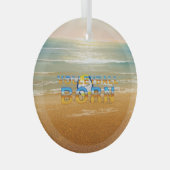 TOP Volleyball Born Glass Ornament (Voorkant Rechts)