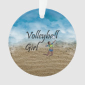 TOP Volleyball Girl Ornament (voorkant)