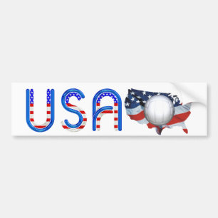 TOP Volleyball in de Verenigde Staten Bumpersticker