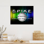 TOP Volleybalvliegplan Poster (Keuken)