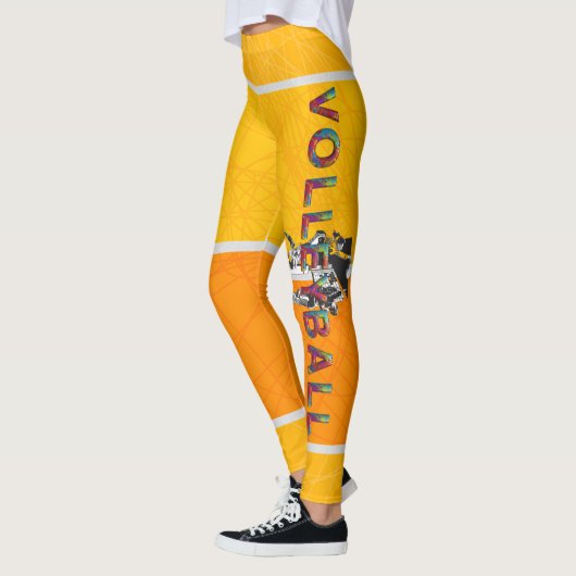 TOP Vrouwenvolleybal Leggings (Links)