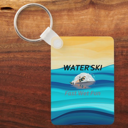 TOP Water Ski Sleutelhanger (Voorkant)