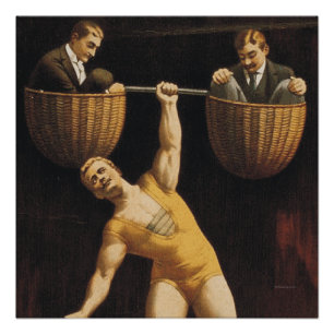 TOP Weightlift Old School Perfect Poster