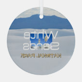 TOP White Sands Ornement en verre (Verso)