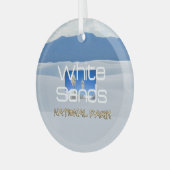 TOP White Sands Ornement en verre (Avant gauche)
