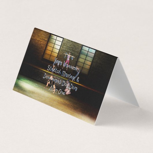 TOP Yoga Diva Visitekaartjes (Achterkant)