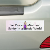 TOP Yoga Slogan Bumpersticker (Op auto)