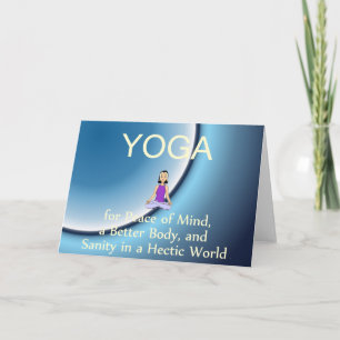 TOP Yoga Slogan Kaart