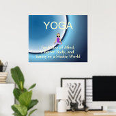 TOP Yoga Slogan Poster (Thuiskantoor)