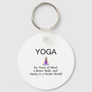 TOP Yoga Slogan Sleutelhanger