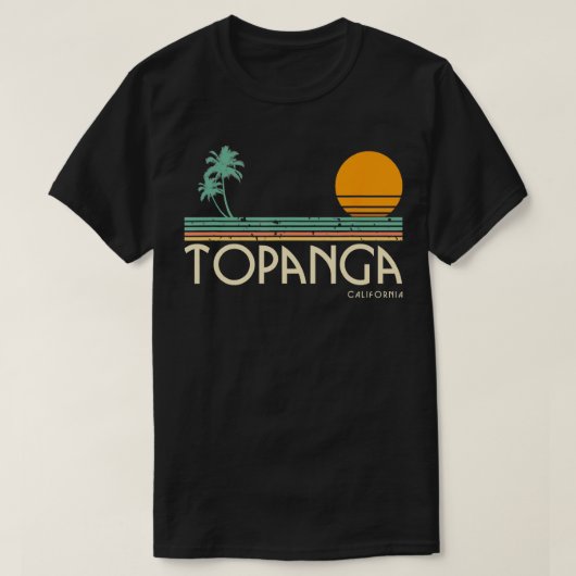 Topanga Californië T-shirt (Design voorkant)