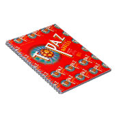 Topaz Apple Label multiprint Notitieboek (Rechterzijde)