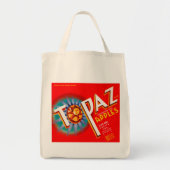 Topaz Apple Label Tote Bag (Voorkant)