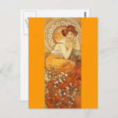 Topaz - Art Nouveau Briefkaart (Voorkant / Achterkant)