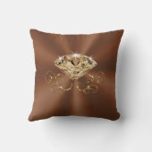 Topaz Copper Wedding Jubileum Gifts per jaar Kussen (Achterkant)