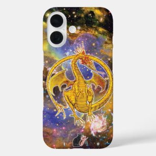 Topaz Cosmic Dragon Hoesje-Gemate iPhone Case