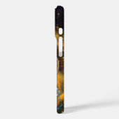 Topaz Cosmic Dragon Hoesje-Gemate iPhone Case (Achterkant / Links)