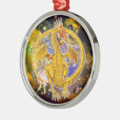 Topaz Cosmic Dragon Ornament (Links)