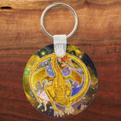 Topaz Cosmic Dragon Sleutelhanger (Voorkant)