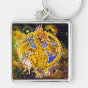 Topaz Cosmic Dragon Sleutelhanger