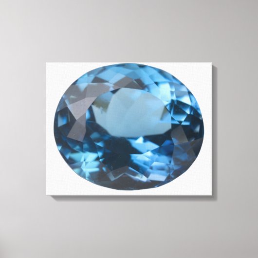 Topaz gem canvas afdruk (Voorkant)