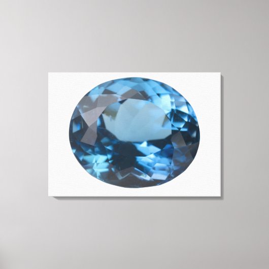 Topaz gem canvas afdruk (Voorkant)