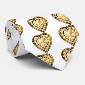 Topaz Gem Heart Stropdas (Opgerold)