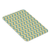 Topaz Glitter Chevron Pattern Magneet (Rechterzijde)