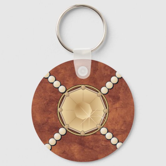 TOPAZ & Parels AANGEPASTE SLEUTELRING Sleutelhanger (Voorkant)