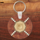 TOPAZ & Parels AANGEPASTE SLEUTELRING Sleutelhanger (Voorkant)
