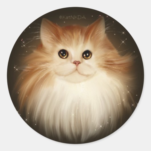 Topaz-Stickers Ronde Sticker (Voorkant)