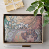 Topaz (vier juwelen), Alphonse Mucha Tissuepapier (Geschenk)