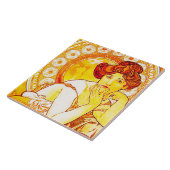 Topaze - grand carreau de céramique (Côté)