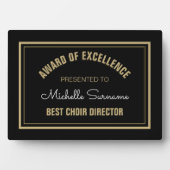Topcadeau! Best Choir Director plaque Fotoplaat (voorkant)